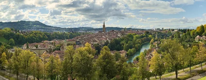 Panorama de Berne, ville fédérale